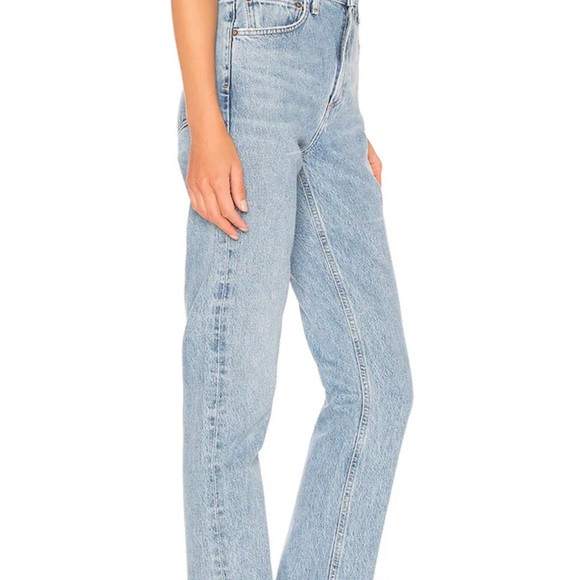 Agolde Cherie High Rise Straight Jeans in Merit Sz 27 / 4 - Picture 4 of 16